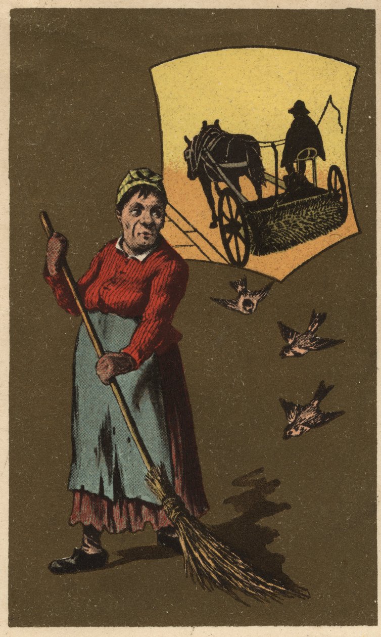 Névtelen kromolitográfia, 19. század vége. alkotó: Unknown artist