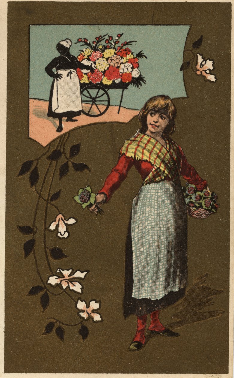 Névtelen kromolitográfia, 19. század vége. alkotó: Unknown artist