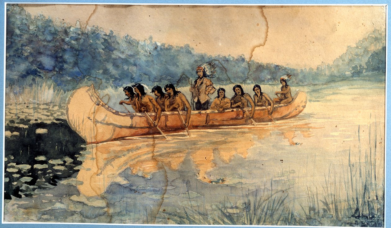 Névtelen akvarell. 19. századi La Rochelle, Újvilág Múzeum alkotó: Unknown artist