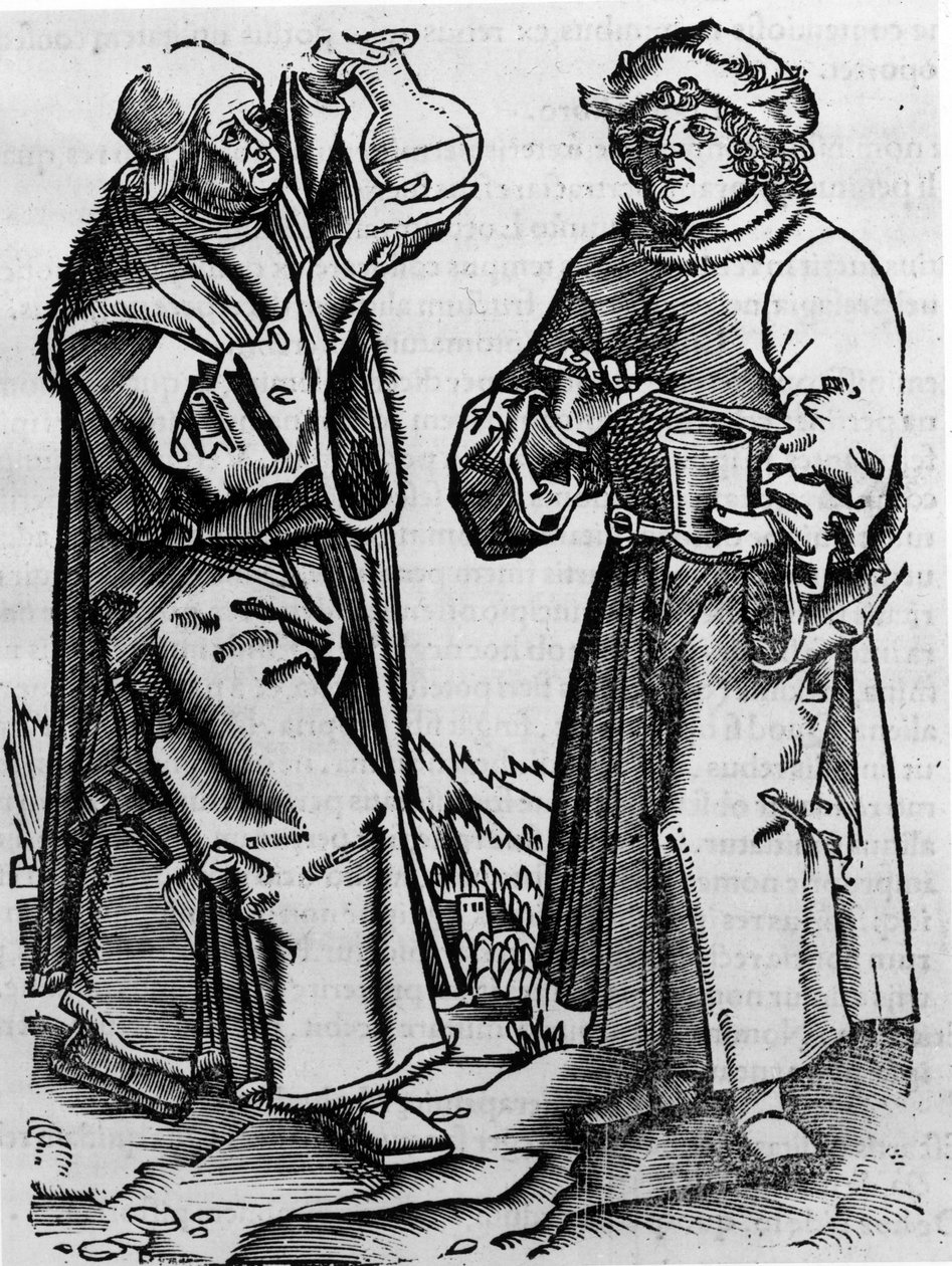 Patika (gyógyszerész), -in „Onoma Etikon Midicinae” alkotó: Unknown artist