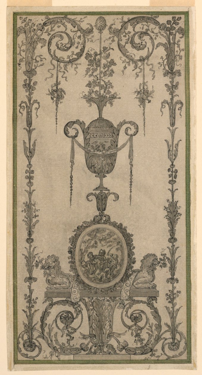 Arabesque design panelhez alkotó: Unknown artist