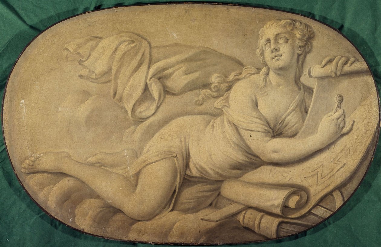 Építészet (allegória, díszítőfestés a Hôtel La Rivière, majd Canillac számára) alkotó: Unknown artist