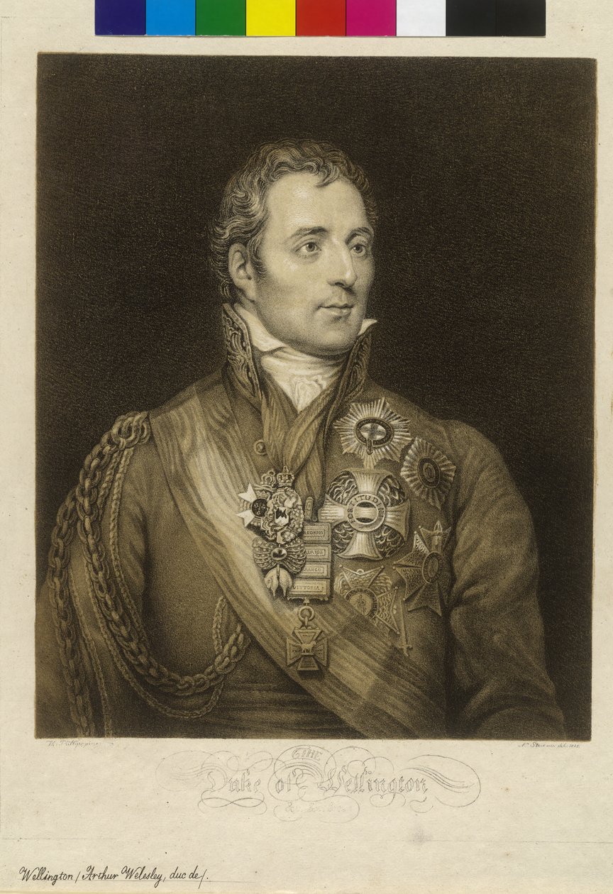 Arthur Wellesley Duke of Wellington (nyomtatás) alkotó: Unknown artist