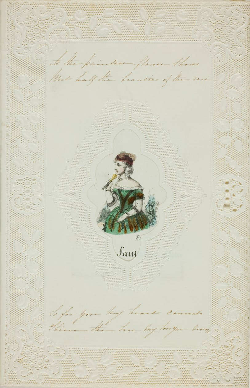 Ahogy a festett virág mutatja (Valentin) alkotó: Unknown artist
