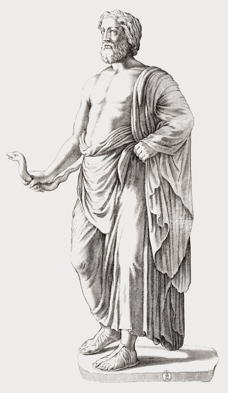 Aszklépiosz. Portré. alkotó: Unknown artist