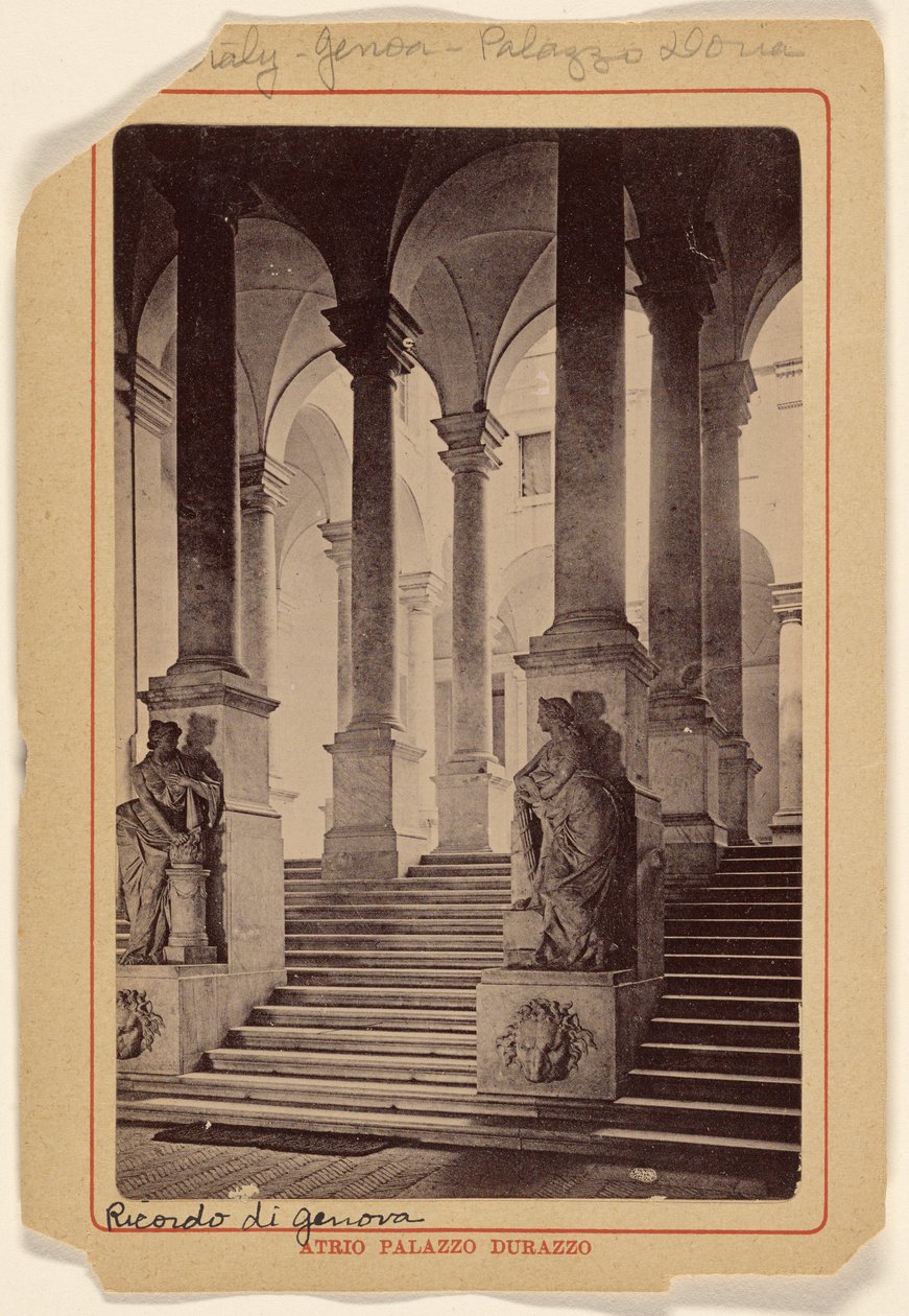 Atrio Palazzo Durazzo [Genovában, Olaszországban]. alkotó: Unknown artist