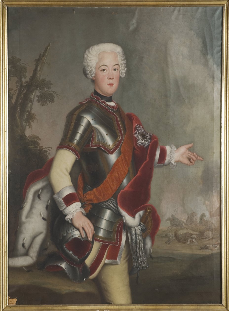 Auguste Guillaume de Prusse, herceg és tábornok – Augustus Vilmos porosz herceg (1722-1758), Anonymous portréja. Olaj, vászon, 18. század első fele. Mérete : 149x117 cm. Nemzeti Múzeum Stockholm alkotó: Unknown artist