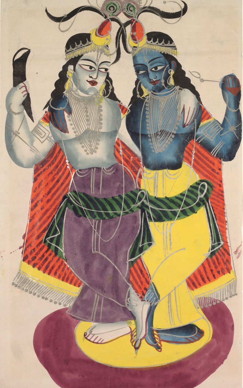 Balarama és Krisna alkotó: Unknown artist