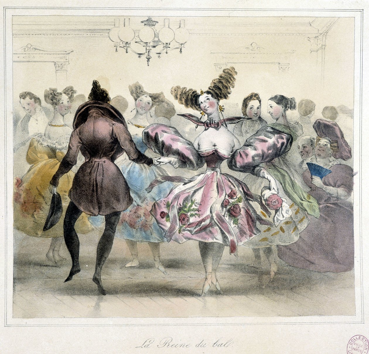 Bál: a bál királynője – XIX alkotó: Unknown artist