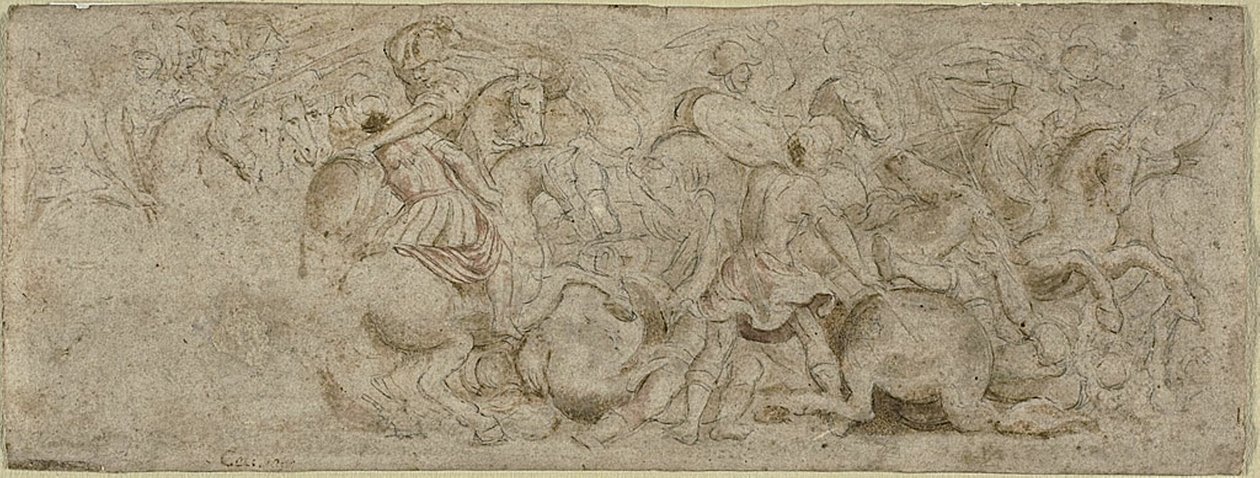 Csata jelenet alkotó: Unknown artist
