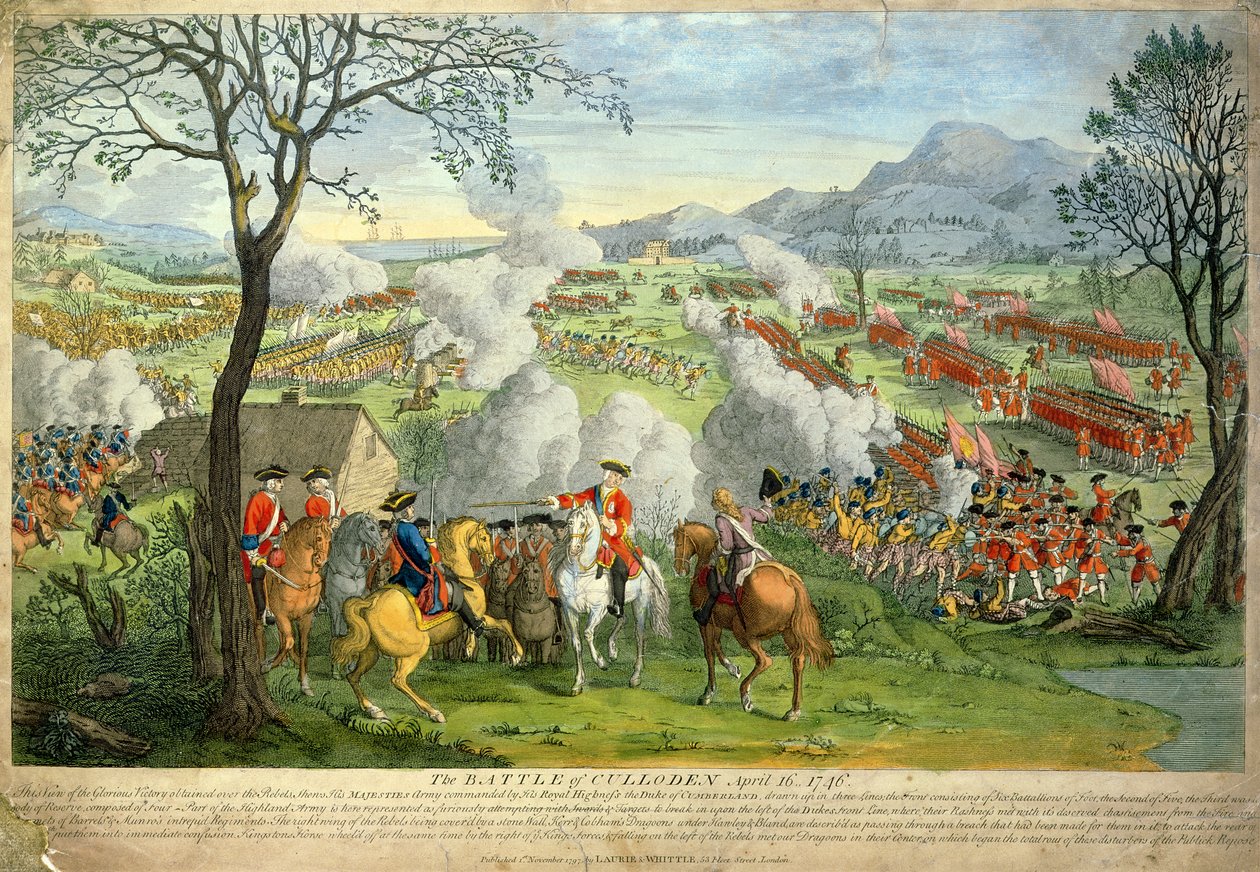 Culloden csata alkotó: Unknown artist