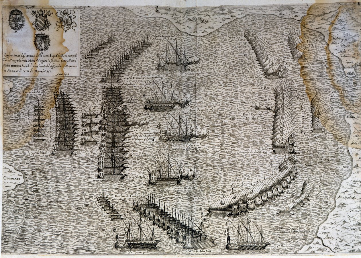 Lepantói csata (Lepanto) alkotó: Unknown artist