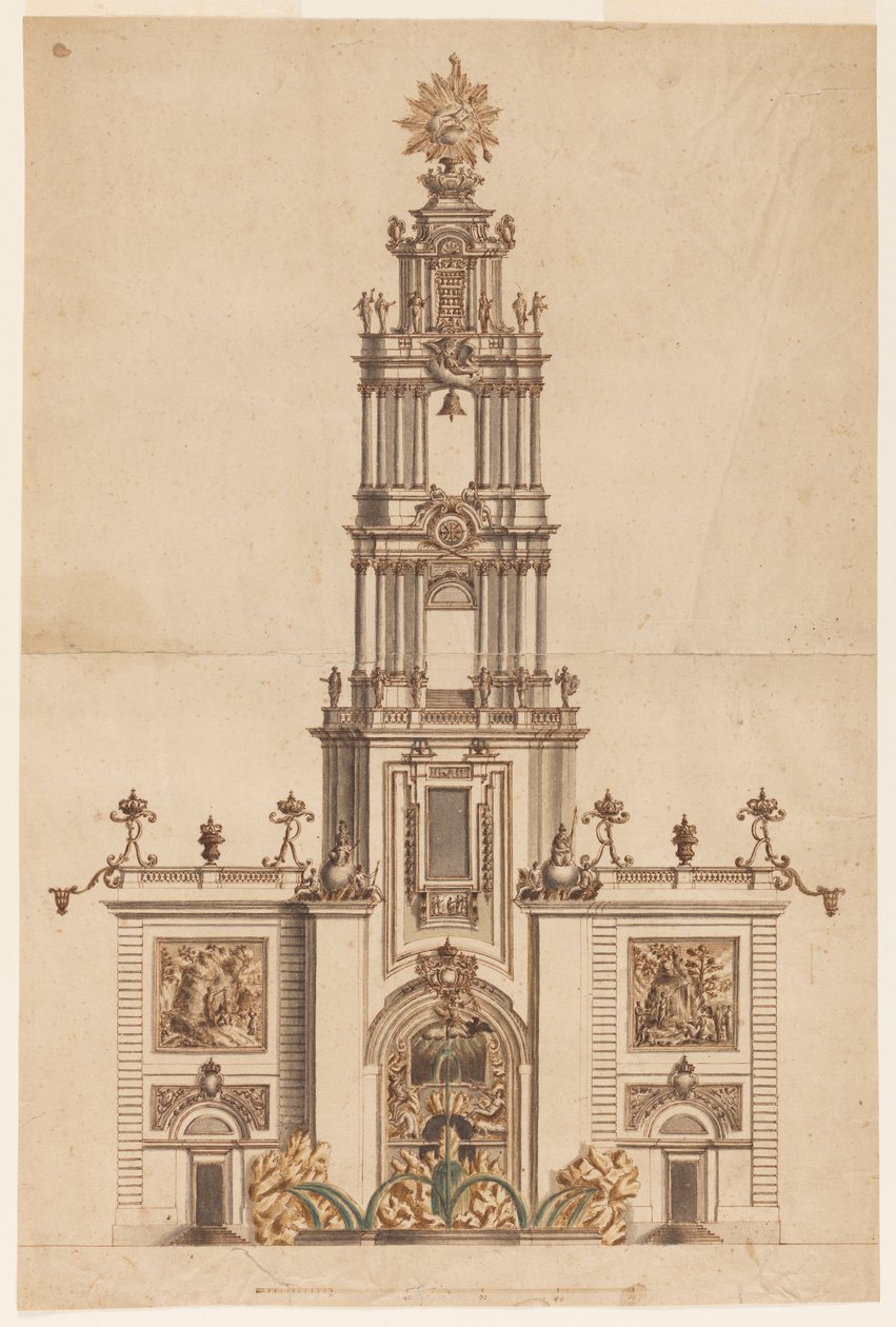 Harangtorony, valószínűleg IV. Nápolyi Ferdinándnak alkotó: Unknown artist