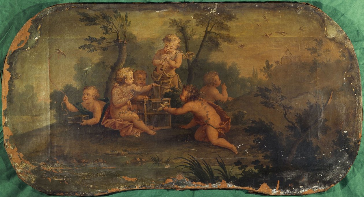 Madárgyermekek vagy tavasz, 1701 és 1800 között (olaj, vászon) alkotó: Unknown artist