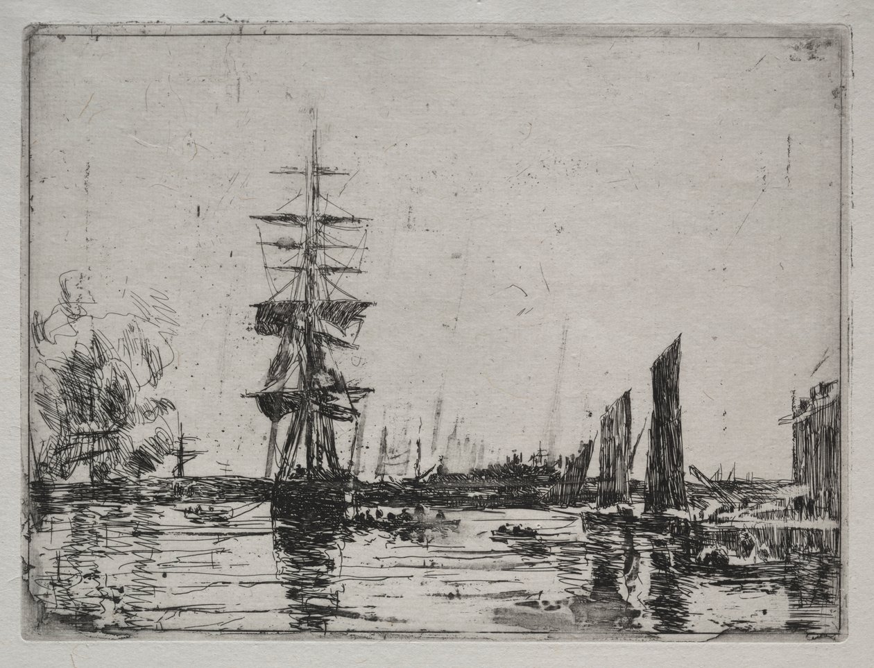 Hajók a horgonyban alkotó: Unknown artist