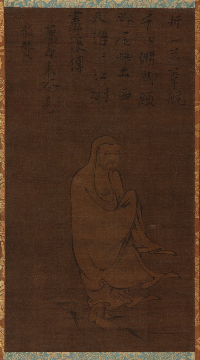 Bodhidharma átkelés a Jangzin egy nádon alkotó: Unknown artist