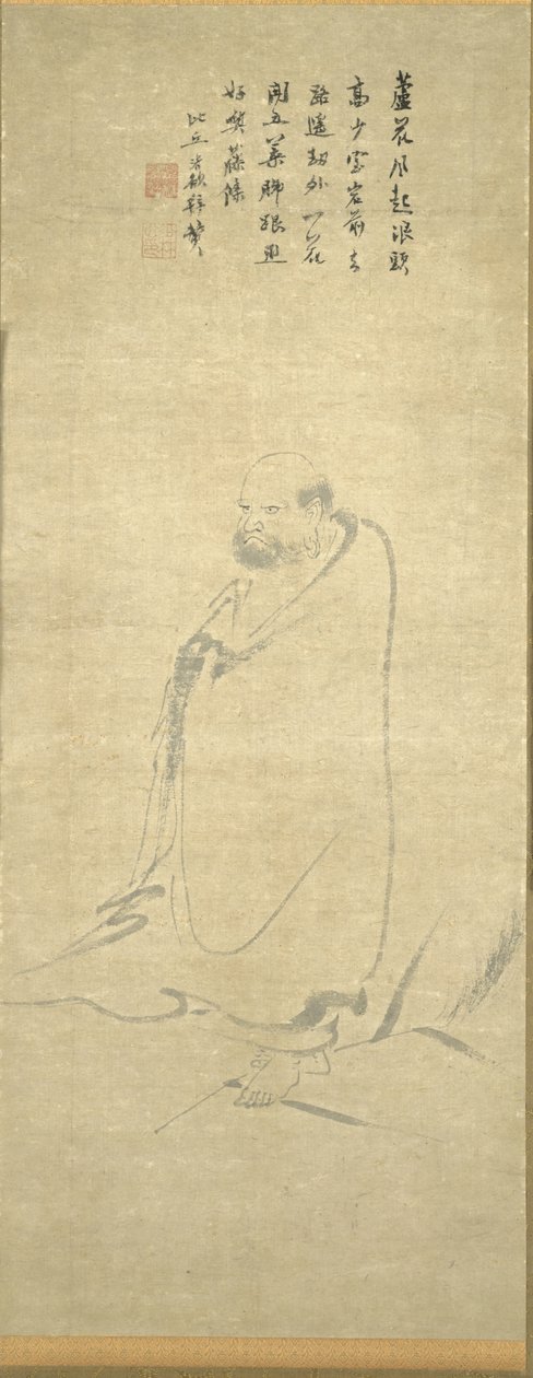 Bodhidharma átkelés a Jangzin egy nádon alkotó: Unknown artist