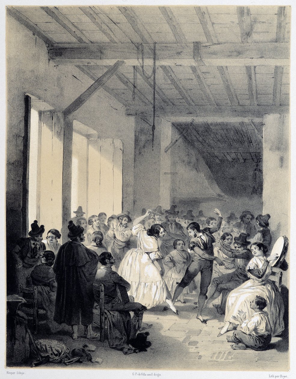 Bohém bál, „Művészi és monumentális Spanyolország, Spanyolország híres helyszínei és emlékei”” – Don Genaro Perez de Villa alkotó: Unknown artist
