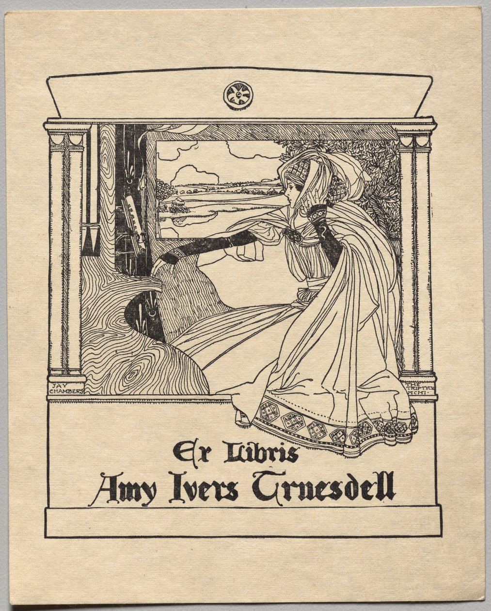 Könyvtábla: Amy Ivers Truesdell alkotó: Unknown artist