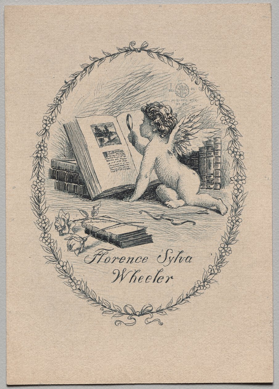 Könyvtábla: Florence Sylva Wheeler alkotó: Unknown artist
