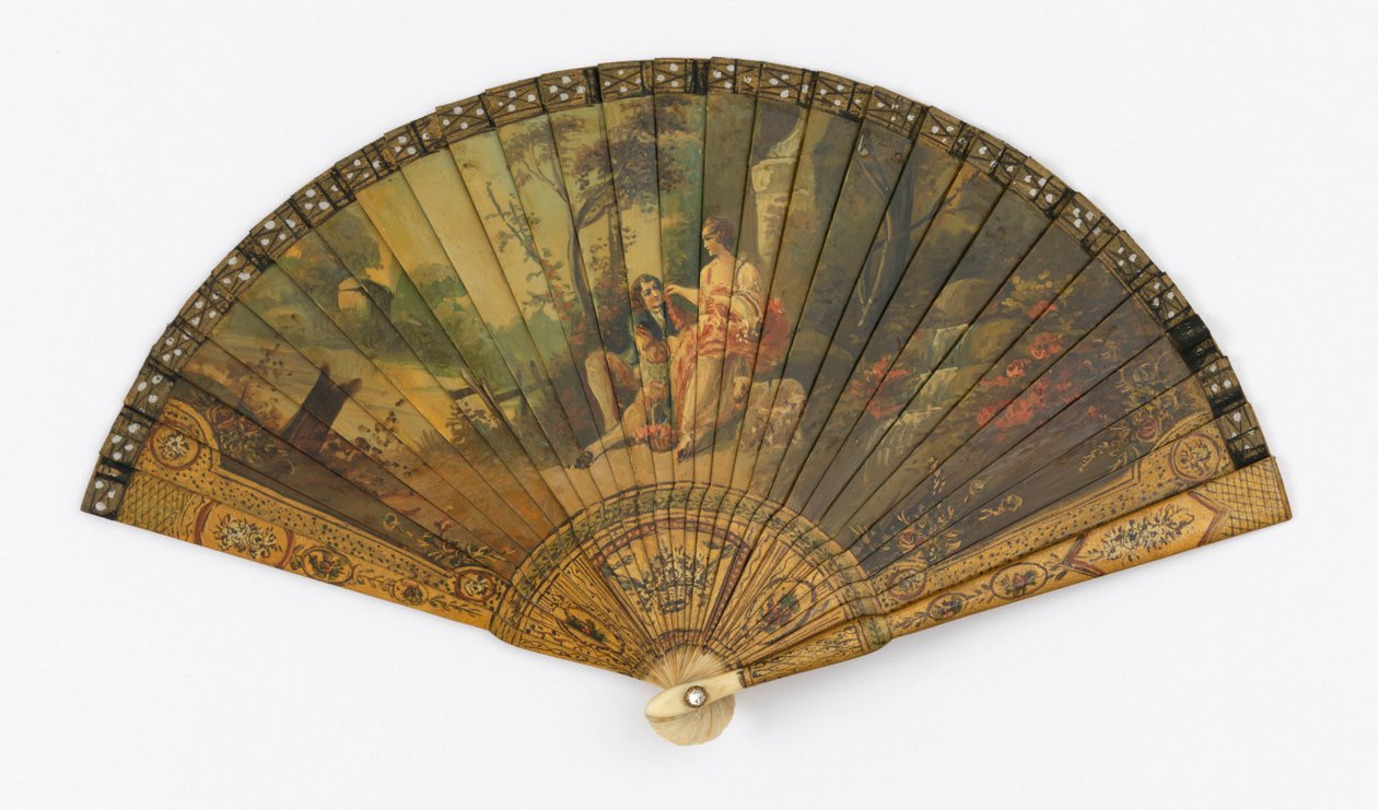 Törött ventilátor és tok alkotó: Unknown artist