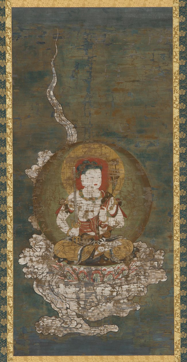 Buddhista istenség: Gokei Monju (Manjushri) alkotó: Unknown artist