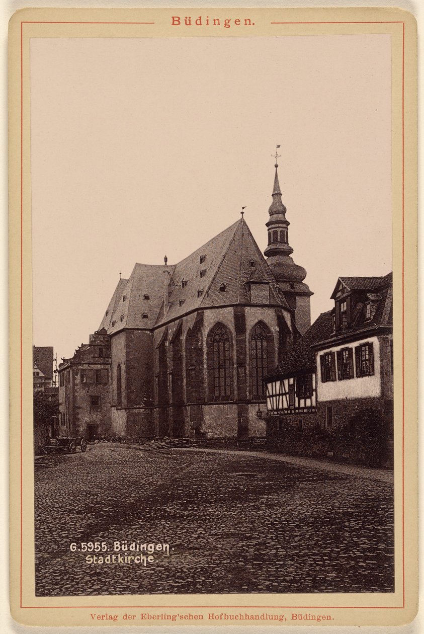 Budingen. Városi templom. alkotó: Unknown artist