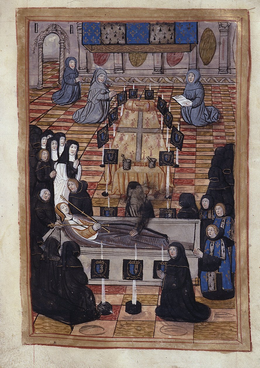 Bretagne-i Anna temetése (1514) - Miniatűr alkotó: Unknown artist