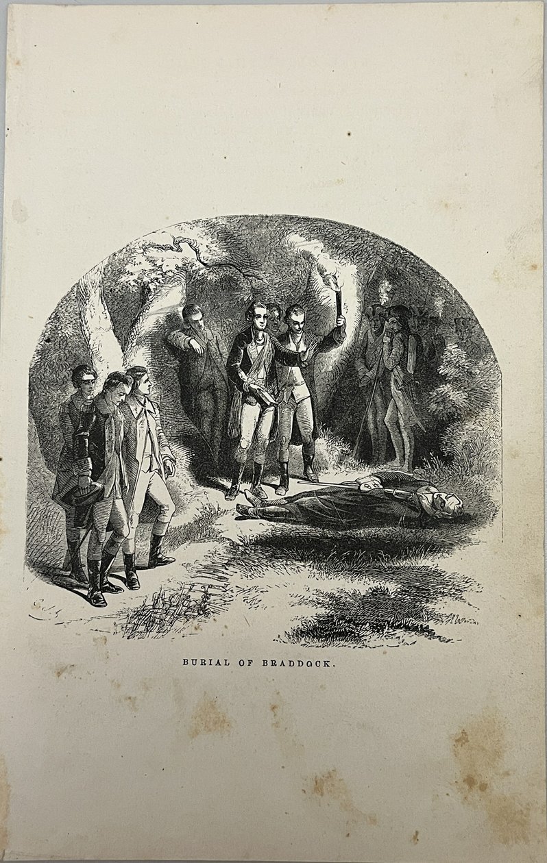 Braddock temetése alkotó: Unknown artist