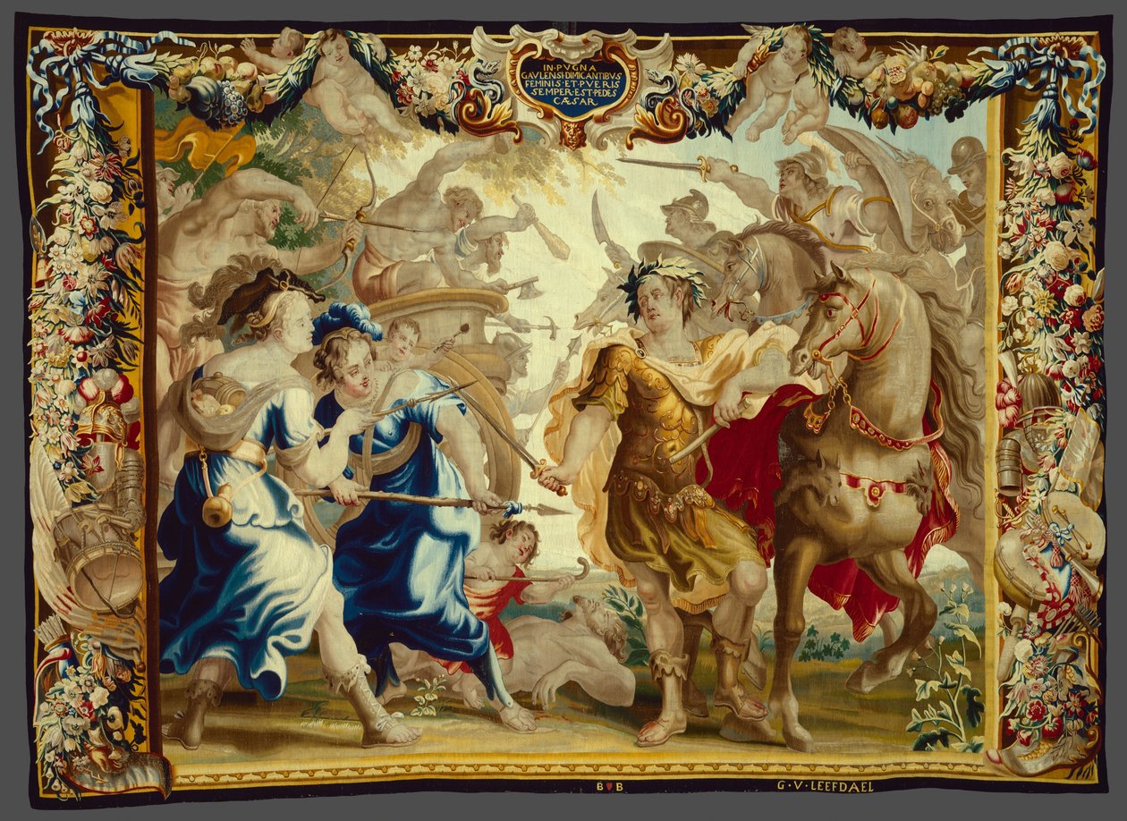 Caesar a gall háborúkban a Caesar és Kleopátra története című könyvből alkotó: Unknown artist
