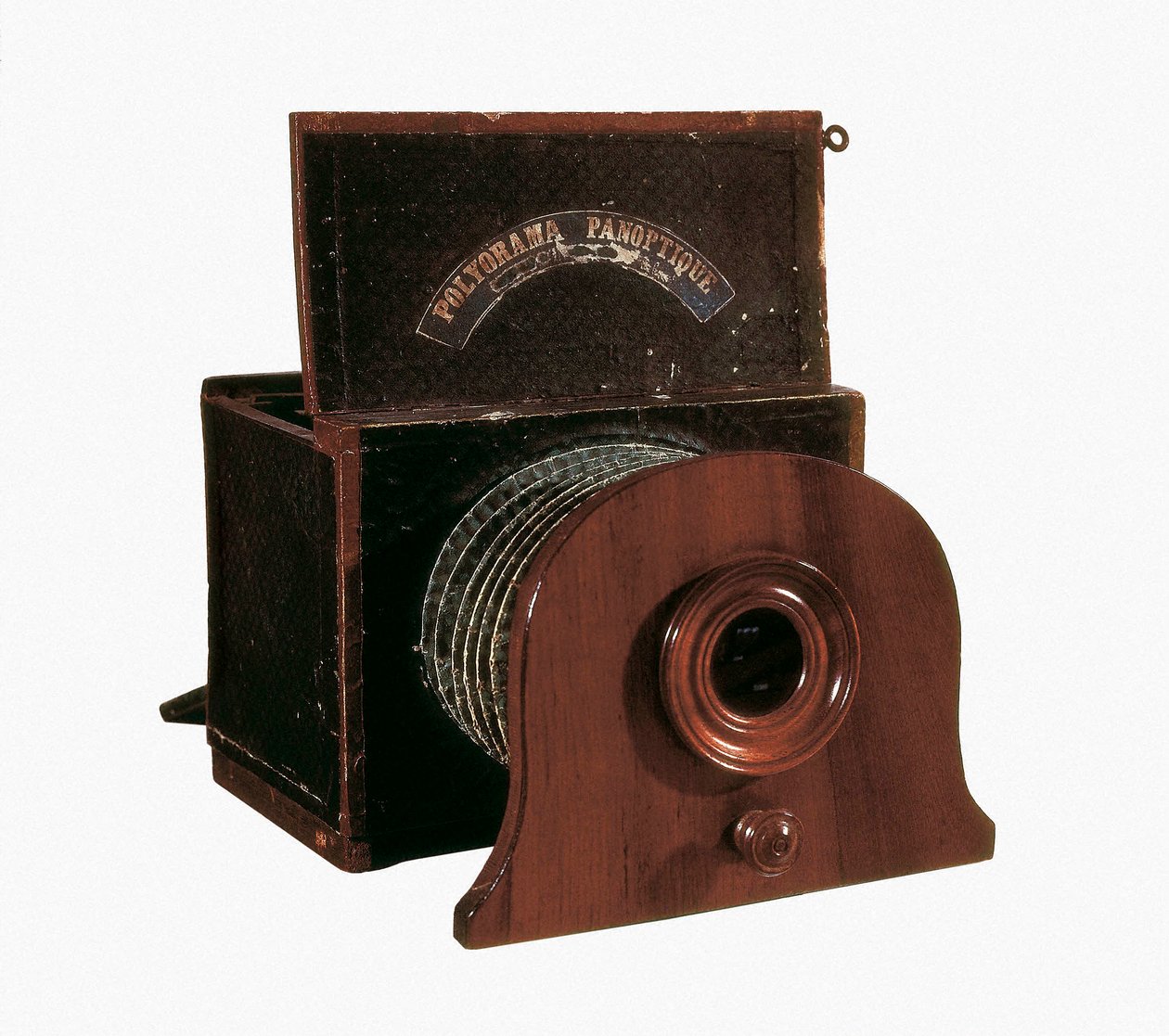 Daguerre fényképezőgépe (Jacques Daguerre (1787-1851)) dagerrotípia készítéséhez, Párizs. National Conservatory of Arts and Metiers. alkotó: Unknown artist