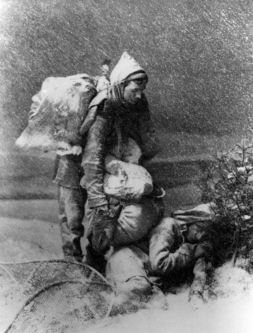 Kanada: A trapper élete, felébred a hó alatt - BN Montreal. alkotó: Unknown artist
