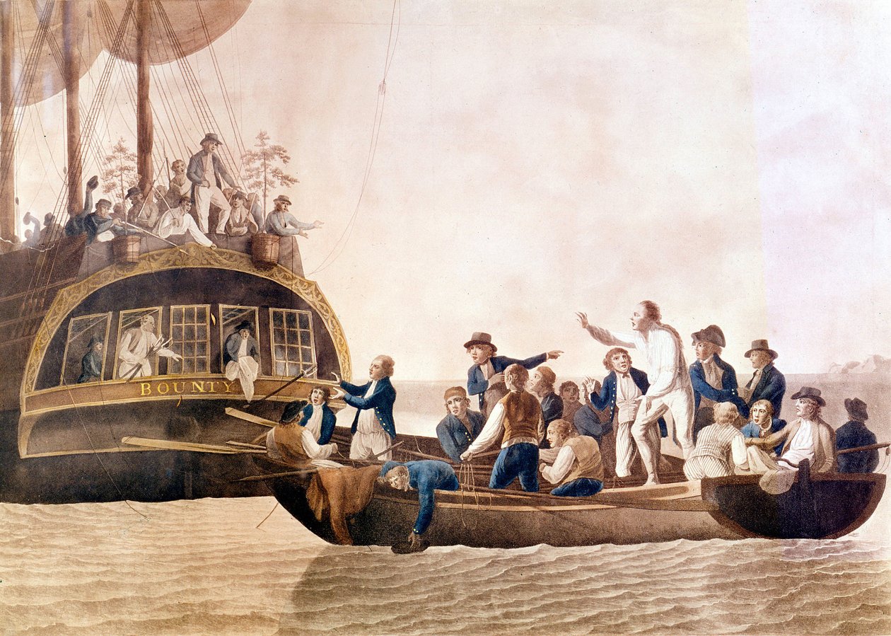 William Bligh (1754 - 1817) kapitány a Bountyról, akit a legénysége elhagyott. alkotó: Unknown artist