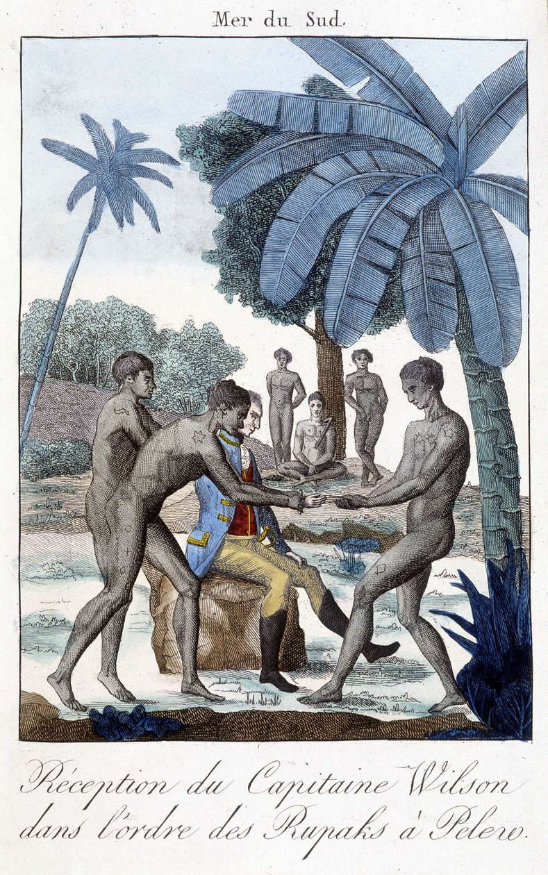 Wilson kapitány fogadása Rupakok parancsában Peleróhoz. alkotó: Unknown artist