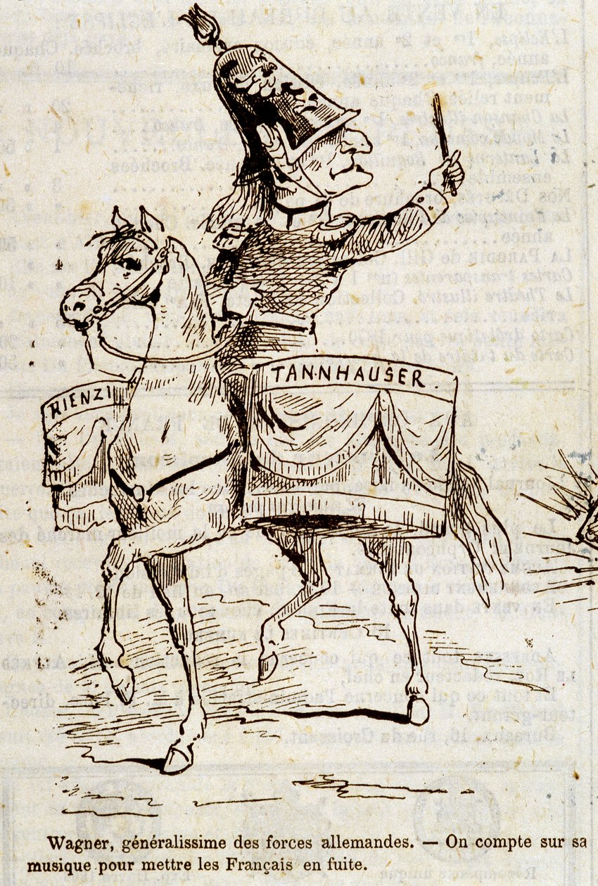 Karikatúra Wagnertől, a német haderő tábornokától – az 1870.07.08-i „” L