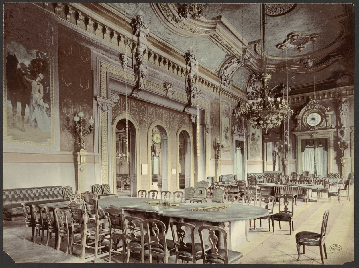 Kaszinó - Monte Carlo, "Trente et Quarante" terem alkotó: Unknown artist