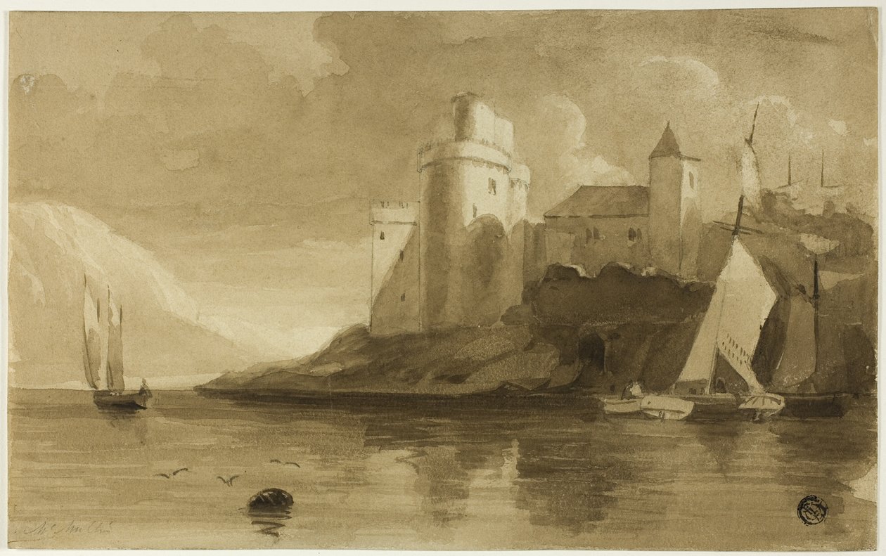 Kastély a tavon alkotó: Unknown artist