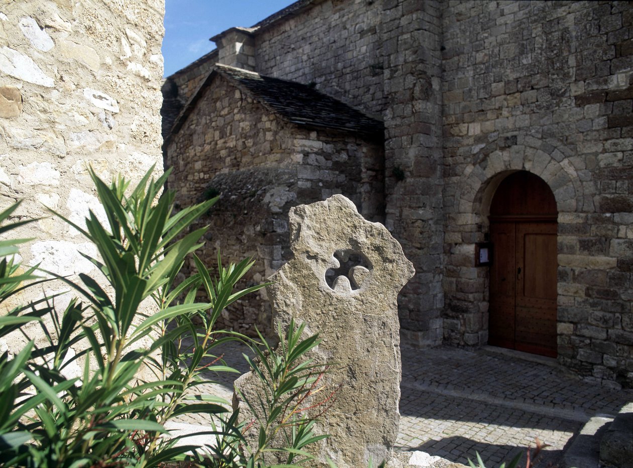 Cathar emlékmű Minerve in the Heraultban. alkotó: Unknown artist