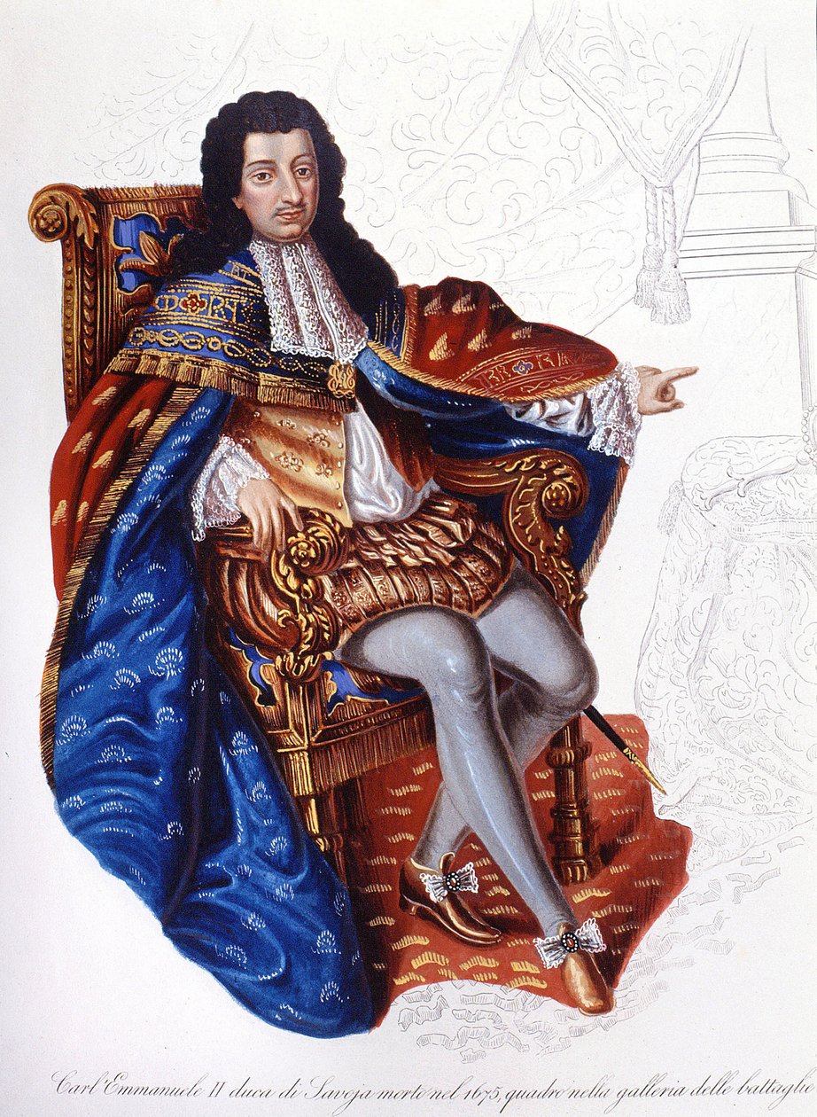 Károly Emmánuel (1634-1675), Savoyai herceg. alkotó: Unknown artist