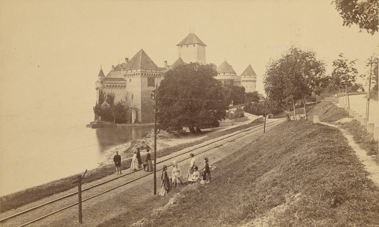 [Chillon kastély a Genfi-tónál] alkotó: Unknown artist