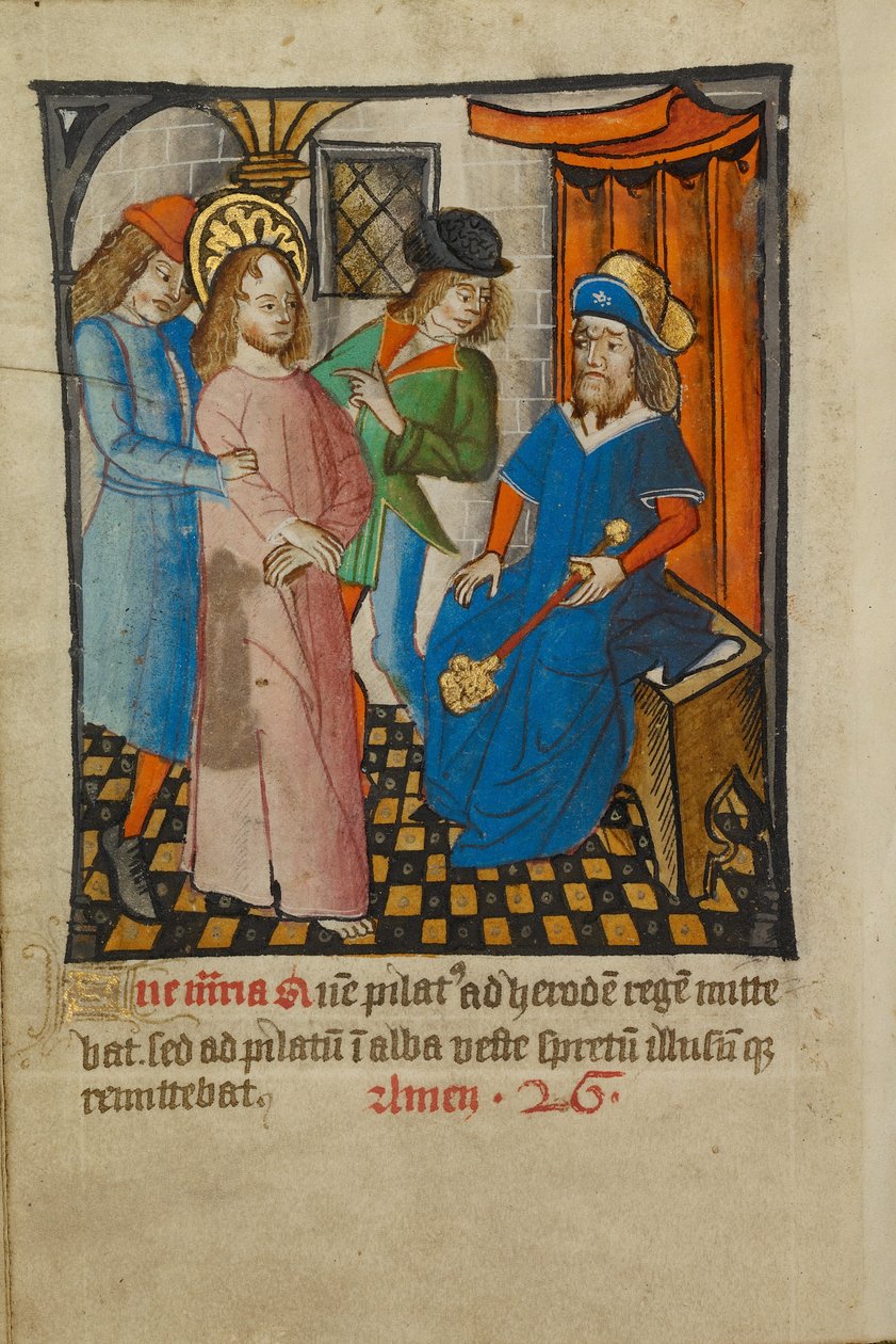 Krisztus Heródes előtt alkotó: Unknown artist