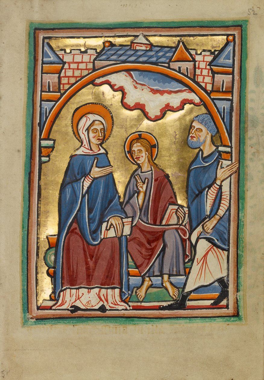 Krisztus megáldja szüleit alkotó: Unknown artist