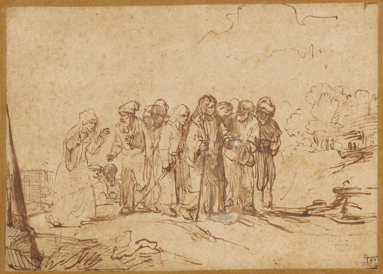Krisztus és a kánaáni asszony alkotó: Unknown artist