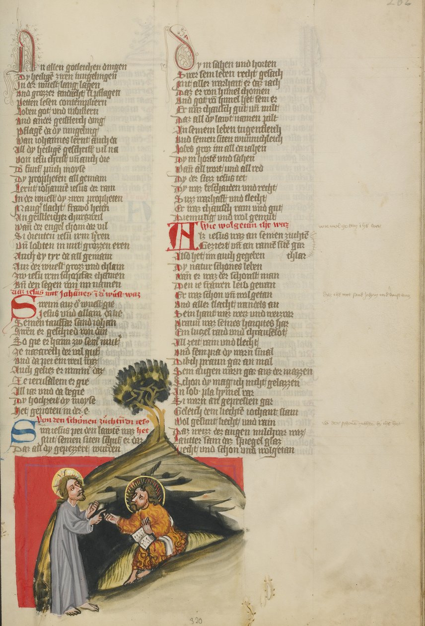 Krisztus Keresztelő Szent János előtt alkotó: Unknown artist