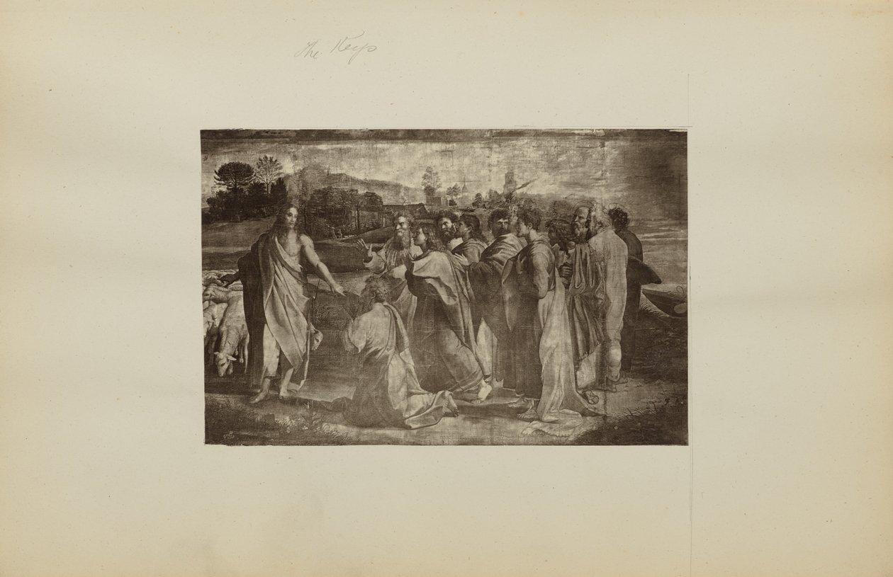 ["Krisztus utasítása Péternek (Máté 16:18-19, János 21:15-17)" - Raffaello] alkotó: Unknown artist