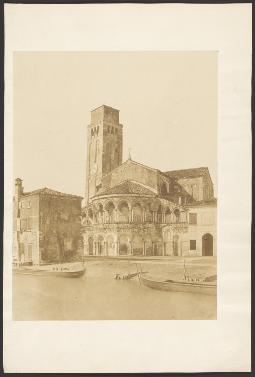 [Templom és Campanile a vízparton, velencei] alkotó: Unknown artist