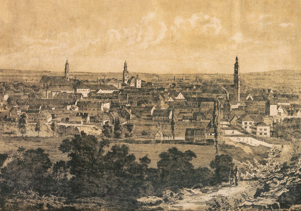 Erlangen városa, Bajorország, Németország alkotó: Unknown artist