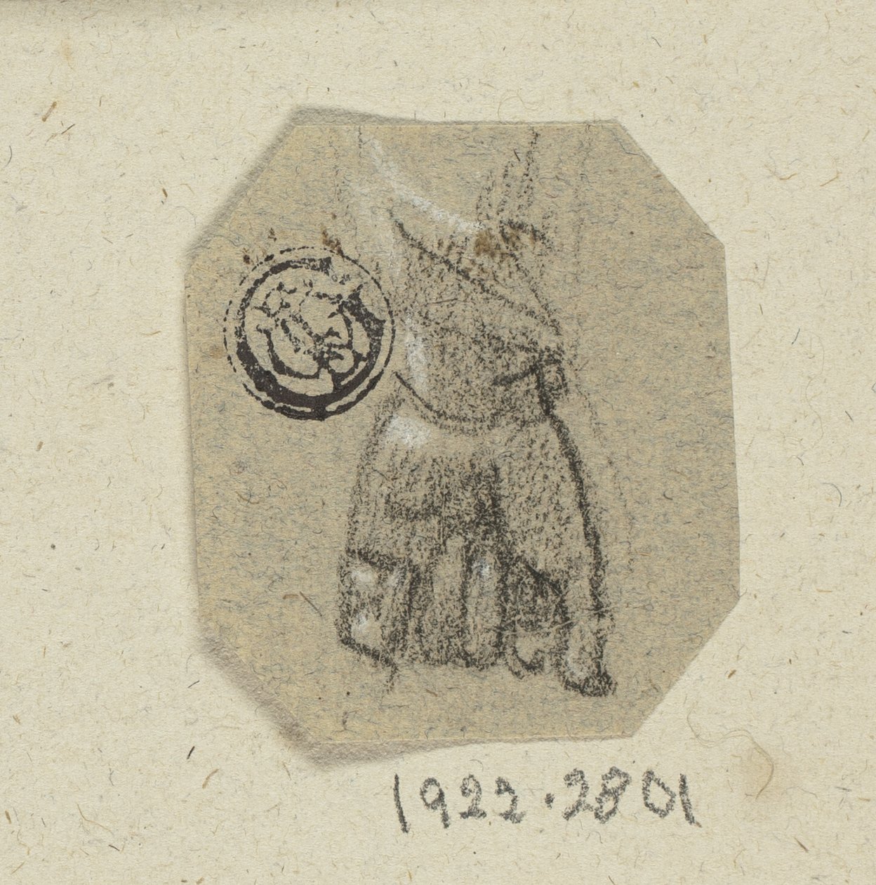 Összeszorított bal kéz alkotó: Unknown artist