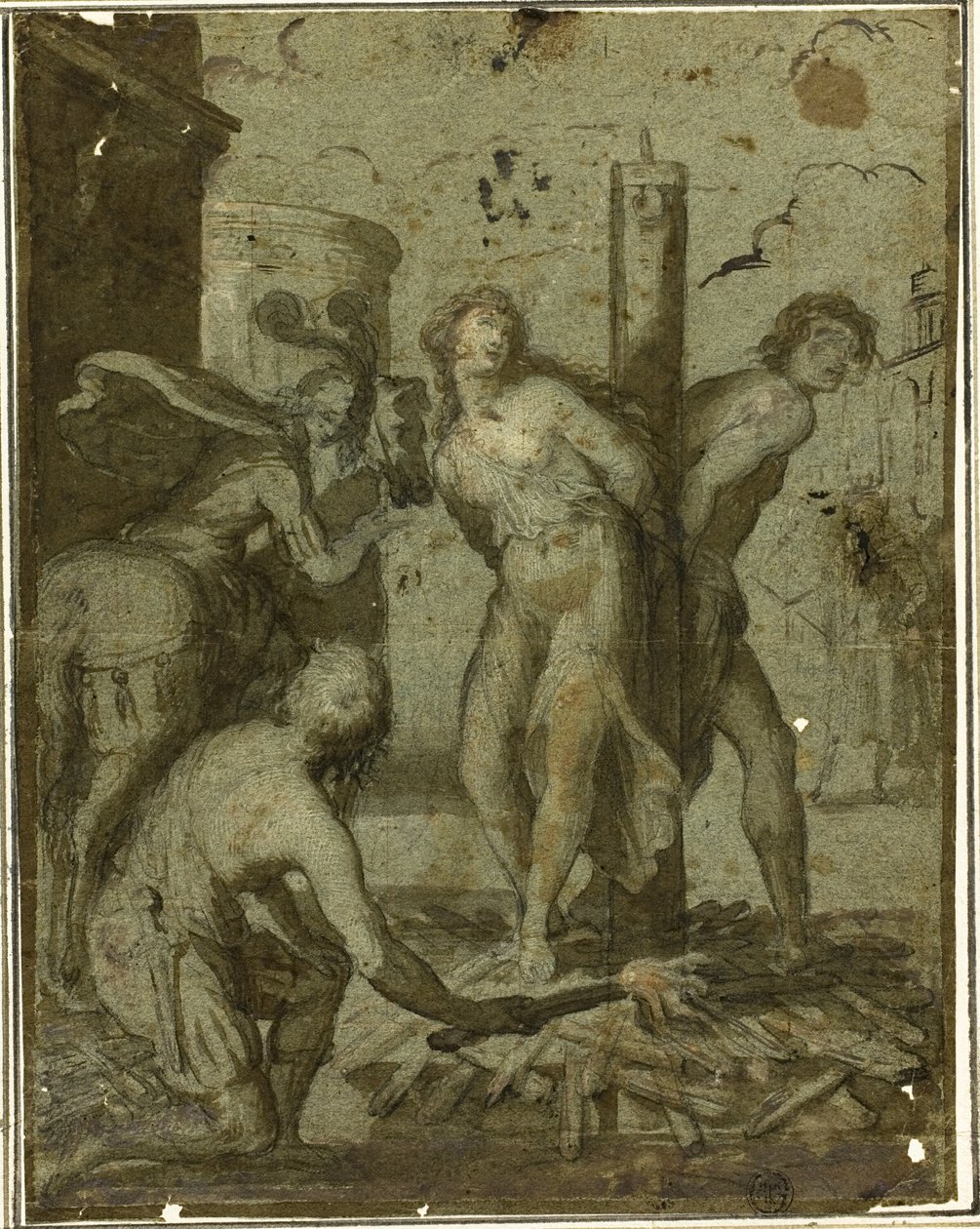 Clorinda megmenti Olindót és Sophroniát alkotó: Unknown artist