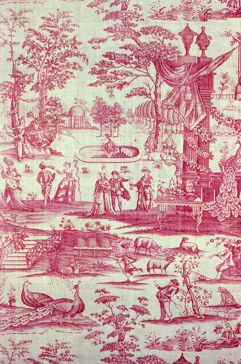 Commedia del Arte (Lakberendezési szövet) alkotó: Unknown artist
